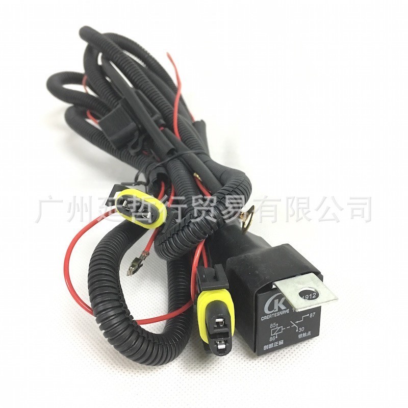 Adequado para Volkswagen novo estilo Polo Golf Jetta MK5 MK6 lâmpada de nevoeiro chicote de fios fusível cabo chicote