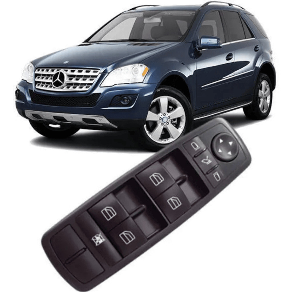 Comando Botão Vidro Elétrico Mercedes ML320 ML350 ML430 ML63 AMG 2006 a 2011 com Recolhimento