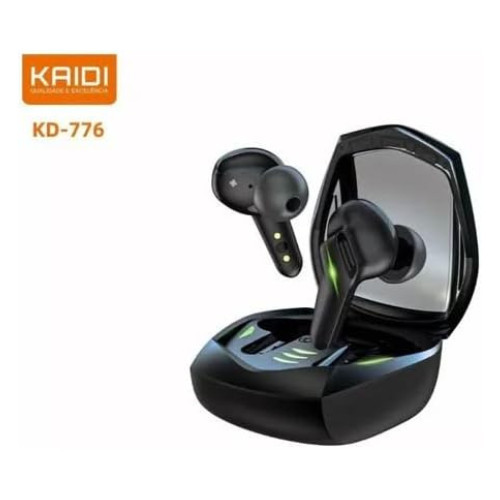 Top Fone de ouvido  Gamer Bluetooth Sem Fio Kaidi Tws Kd-776 original And Variedades
