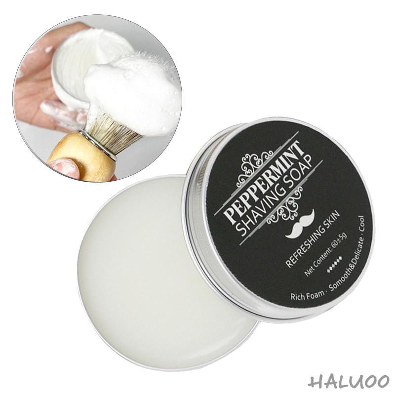 [Haluoo] Sabonete de Barbear Espuma Cremosa Suave Barba Masculina Beleza Cuidados Pessoais em Casa