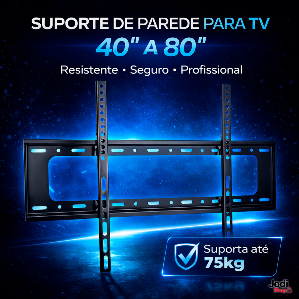 Suporte para TV Articulado e Fixo Universal VESA LED LCD Alta Resistência