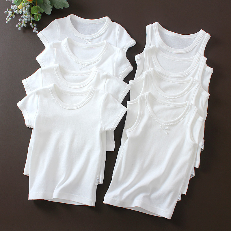 Conjunto de 2 peças colete de algodão puro infantil masculino feminino bebê verão puro algodão estilo fino respirável br
