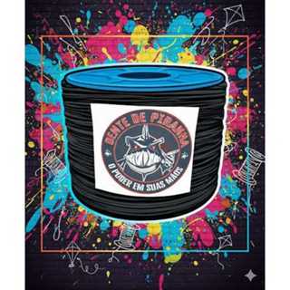 Linha Pipa 3mil jardas fio 10 algodao!Vera cruz em Oferta na Shopee