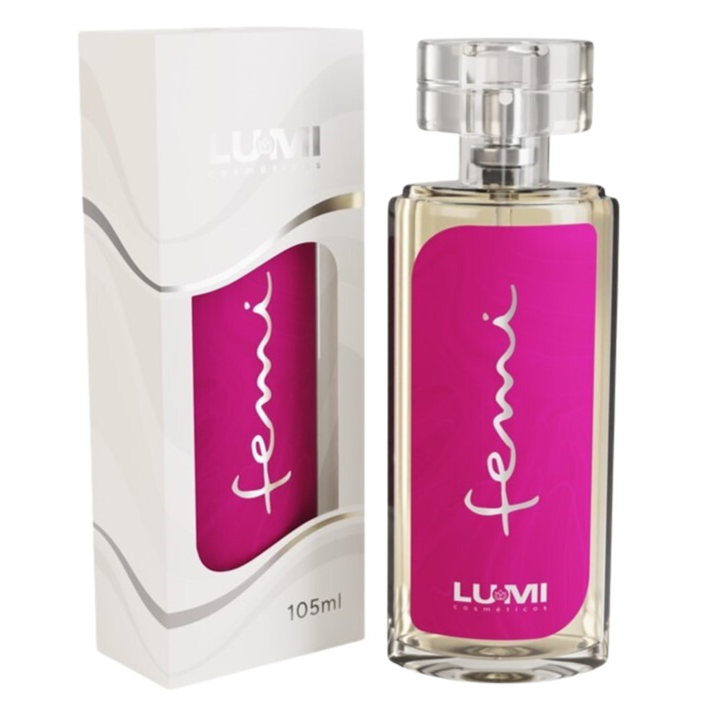 Perfume Feminino Lumi Dolce fragrância Nº14 Floral Eau De Parfum nova embalagem 105ml