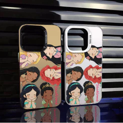capinha personalizada Princesas da Disney para iphone 13 normal 15 14 11 12 17 16 pro max 14 Plus 15 plus 14 pro capa