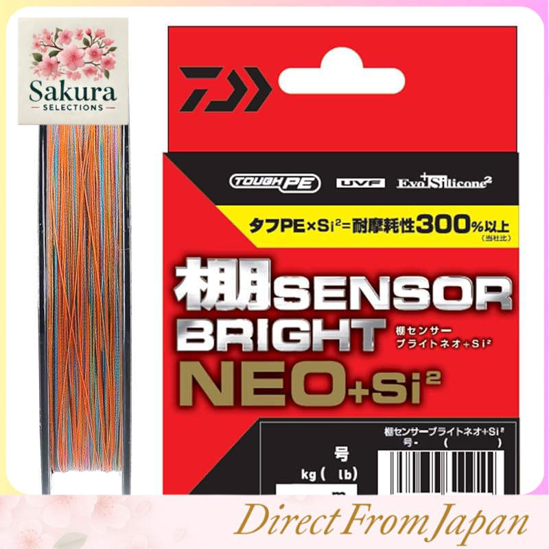 Daiwa PE Line UVF Tana Sensor Bright NEO+Si2 Multi-Color Marked Fishing Line