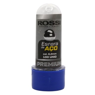 Esferas de Aço Premium Rossi Cal. 6mm 100 unidades - Tubete em Oferta na Shopee