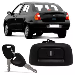 BOTAO CILINDRO CHAVE MACANETA EXTERNA PORTA MALAS CLIO SEDAN