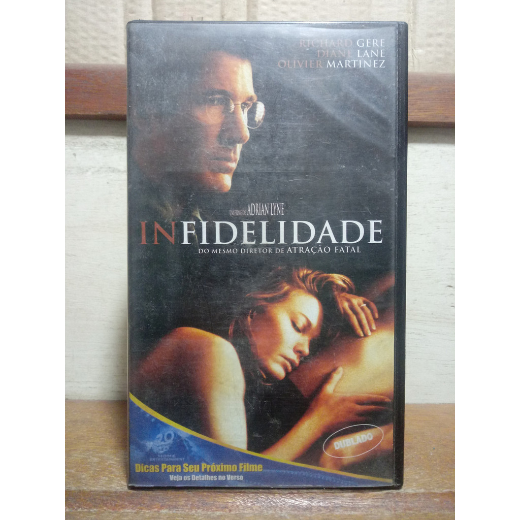 Vhs Infidelidade - Diane Lane - Richard Gere