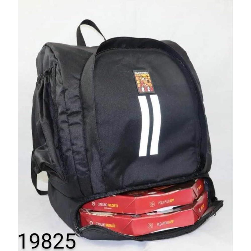 MOCHILA DE PIZZA E LANCHE CACHORRO LOCCO — imagem 2 de 2