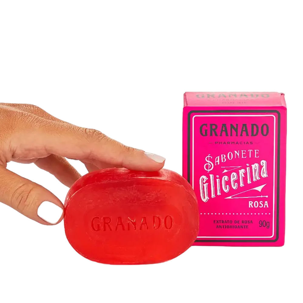 Detalhes do Sabonete Em Barra Granado Glicerina Rosa 90g