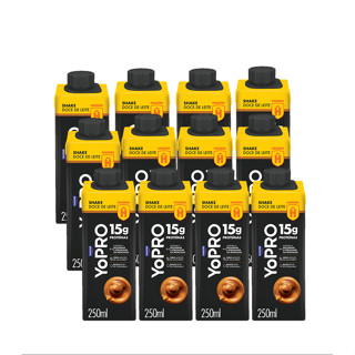 Kit Pack x12 YoPRO UHT 250ml 15g Doce de Leite Havanna em Oferta na Shopee
