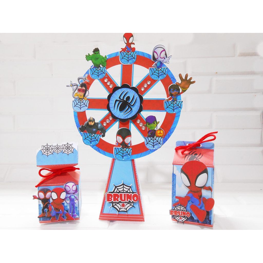 Lembrancinha Personalizada Homem-Aranha – Perfeita para Festa de Aniversário