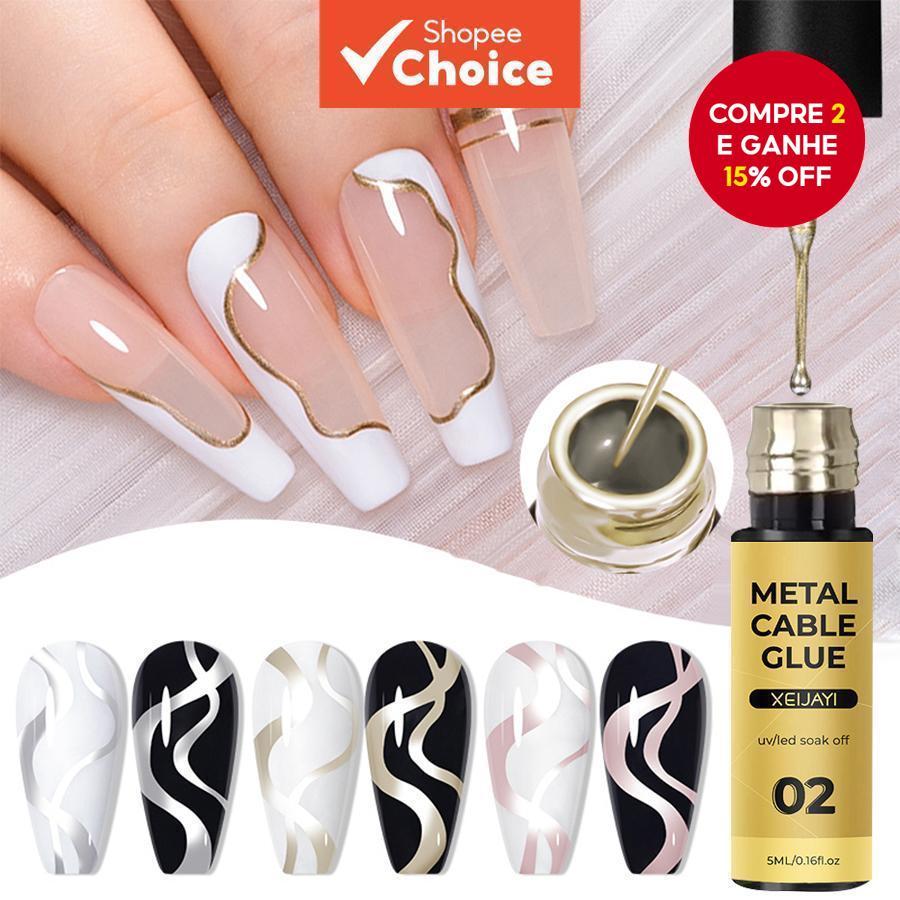 Kit de esmalte unha 5ml-Linha arte unhas verniz UV/LED
