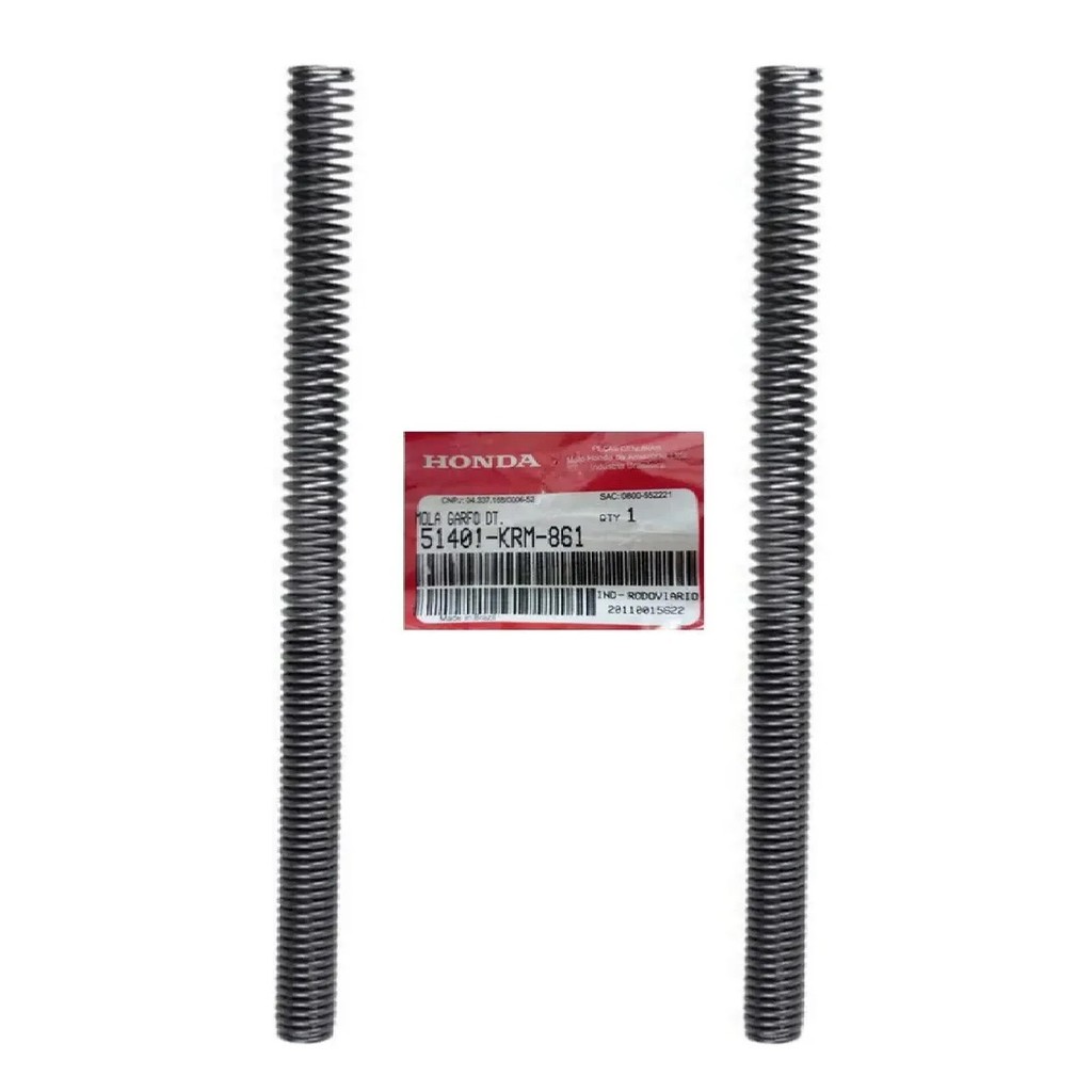 Mola Bengala Garfo Cg 150 Titan 150 04-13 Original Honda Par