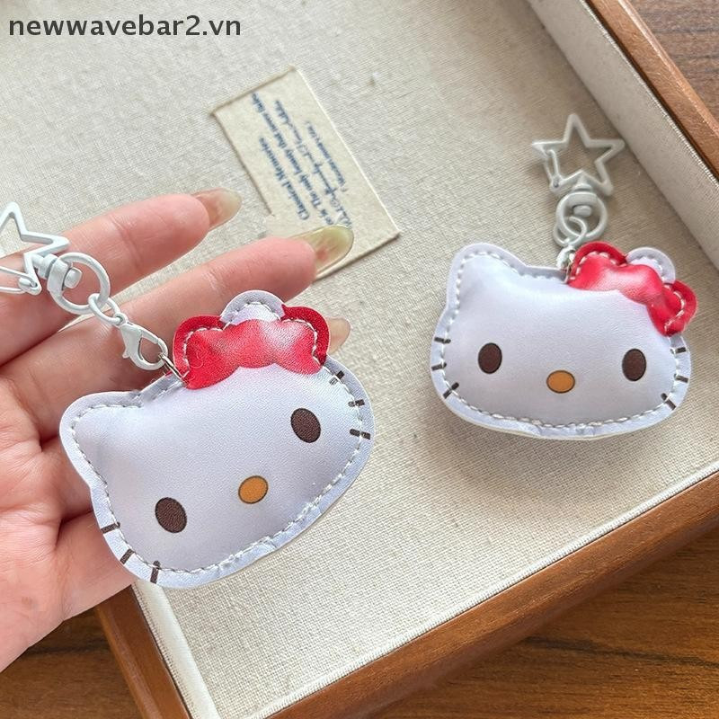 Nobleflying Novo Bonito Dos Desenhos Animados Anime Sanrio Olá Kitty Carro Chaveiro Pingente Kawaii Moda Bolsa Mochila P