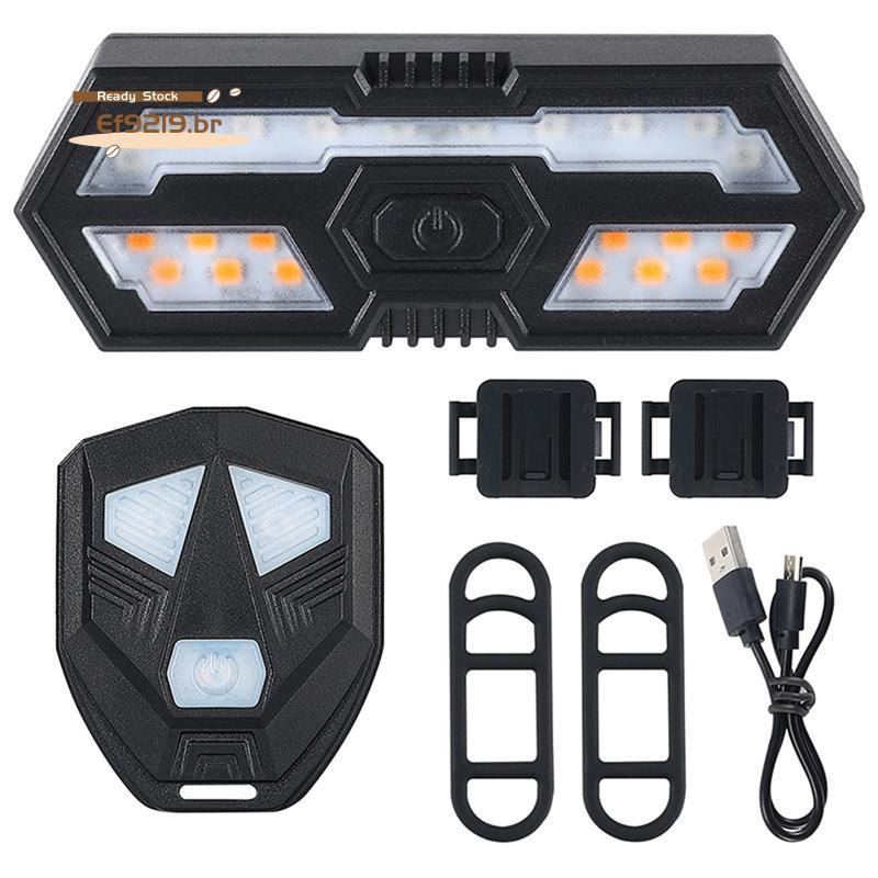 Nova Bicicleta Sinais De Volta Controle Remoto Indicador Direção Da LED Luz Traseira Ciclismo Lanterna Com Chifre