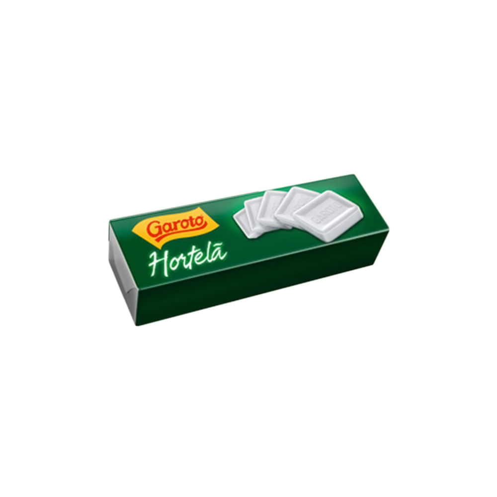 Detalhes do Pastilha Garoto Hortelã com 17g