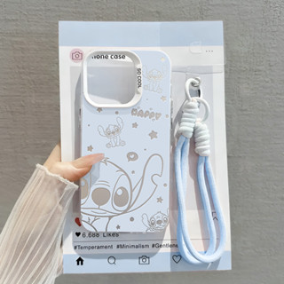 Capa Capinha Para iPhone 17 PRO MAX 16 11 12 13 14 15 pro xs XR 7+ 8+ com estampa de Stitch cute Y05909 em Oferta na Shopee
