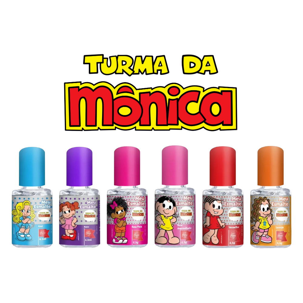 Esmalte Turma da Mônica 6,5ml