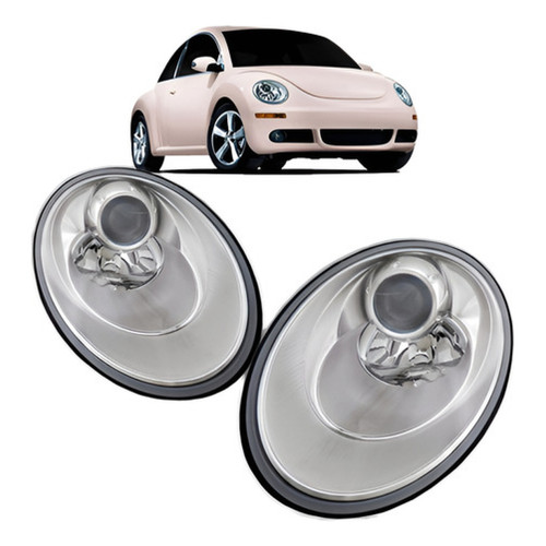 Par Farol New Beetle 2007 2008 A 2011 Elétrico Com Motor TYC