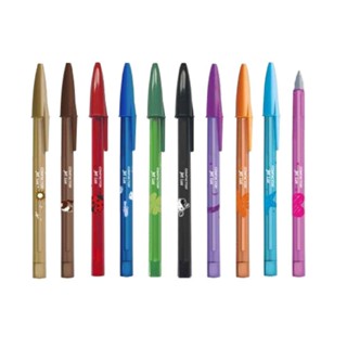 10 Canetas Compactor Esferografica JetLux Coloridas em Oferta na Shopee