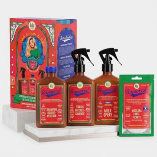 Kit Lola Rapunzel Linha Crescimento Capilar - Shampoo + Máscara + Tonico + Milk