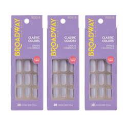 Kit Unha Quadrado Curto Yogurt 2 un - Broadway New York