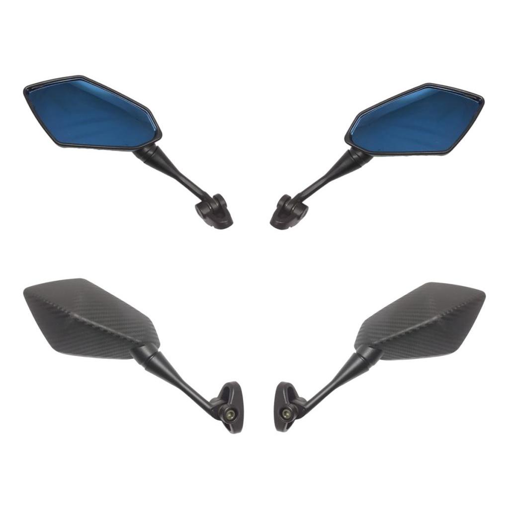 RETROVISOR Ninja 250 modelo ninja 250r fibra lente azul