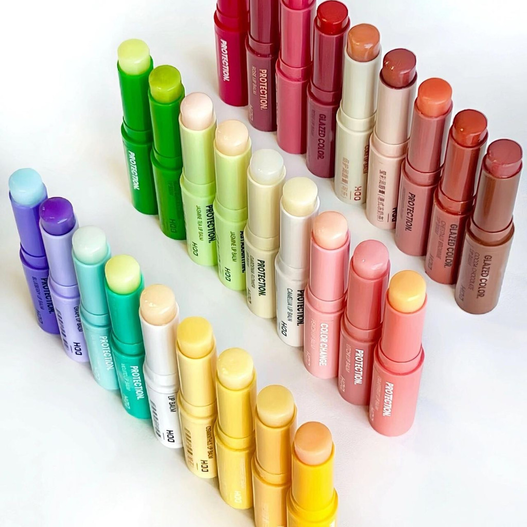Vários sabores opcionais!Haa Lip Balm Hidratante Anti-Seco Crack Lip Care Bálsamo Labial