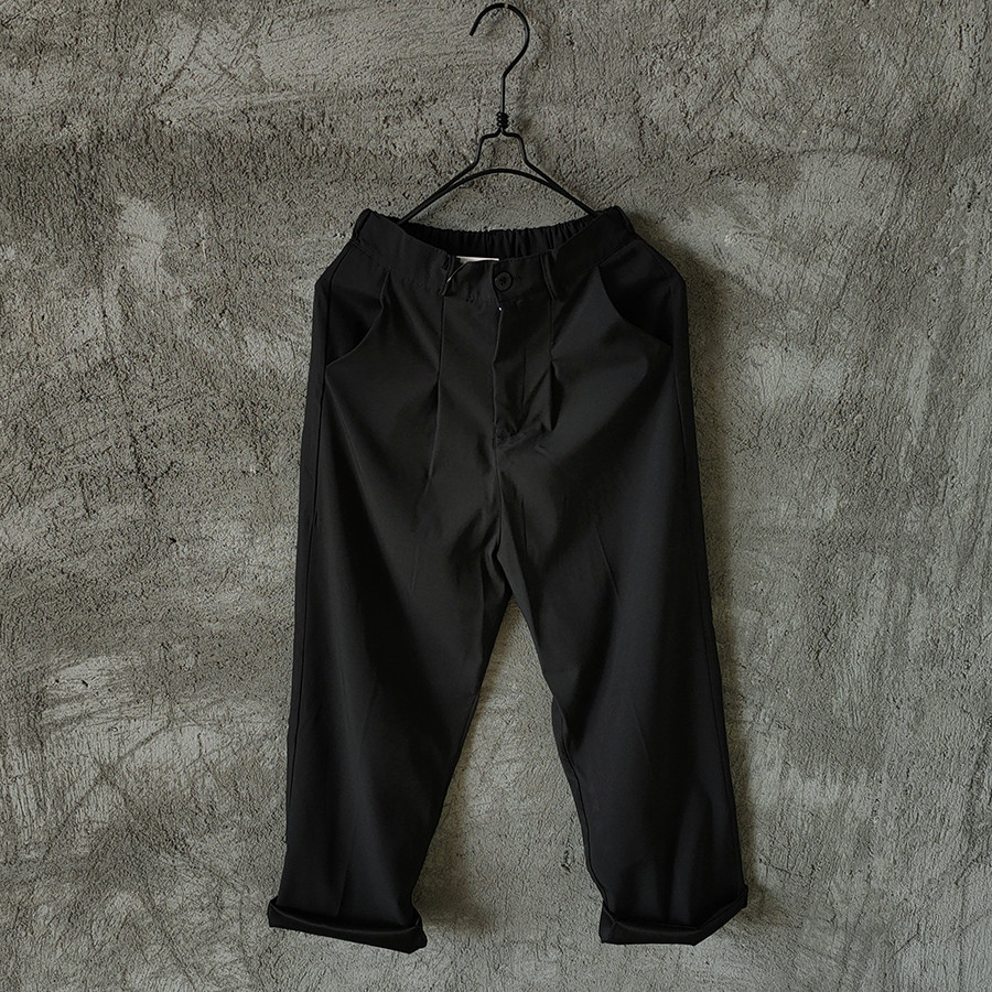 Dk uniforme calças masculinas versão coreana na moda solta All-Match tornozelo comprimento calças pequenas 2021 verão fi