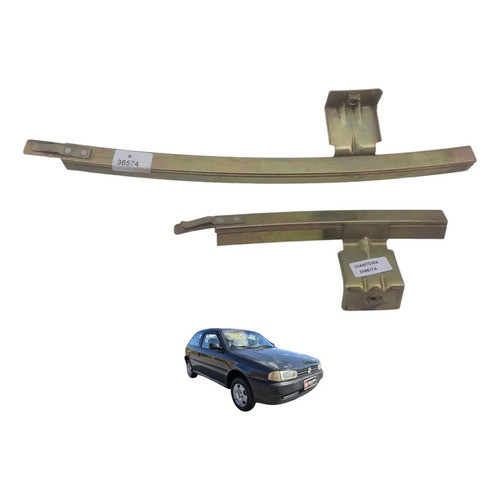 Guia Vidro Lado Direito Volkswagen Gol G2 G3 1996 2002 Doura Dourado
