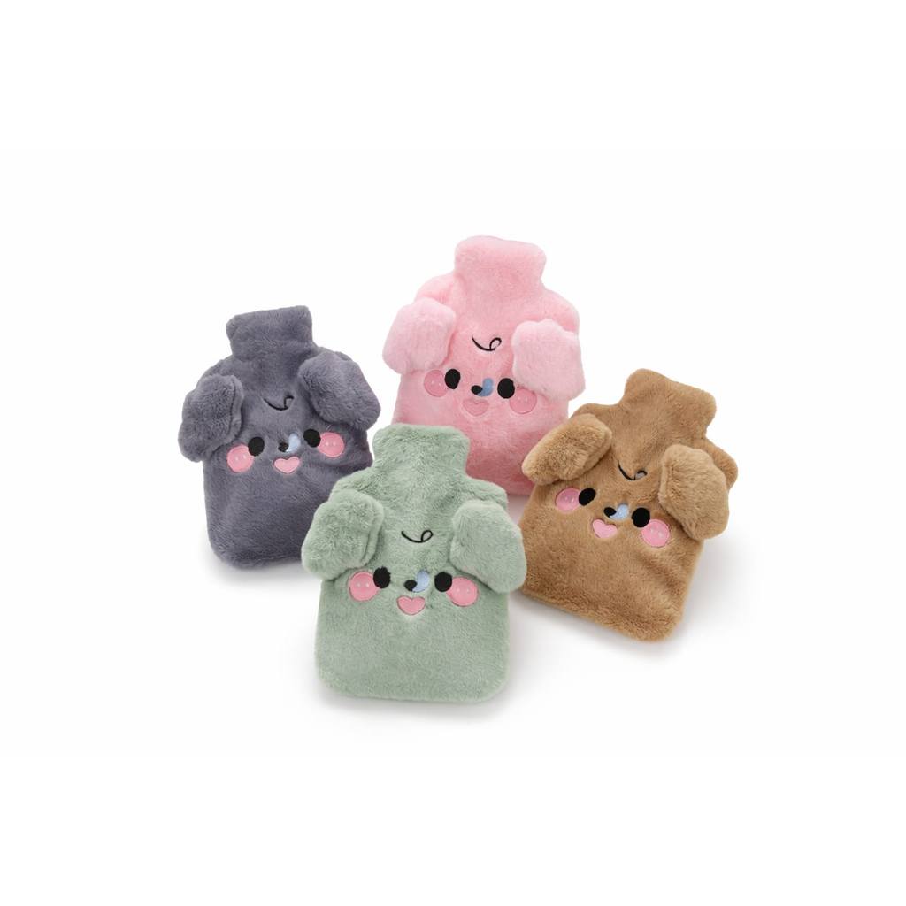 Bolsa de Água Quente 2 Litros com Capa Pelúcia Térmica Alívio de Dores Reutilizável
