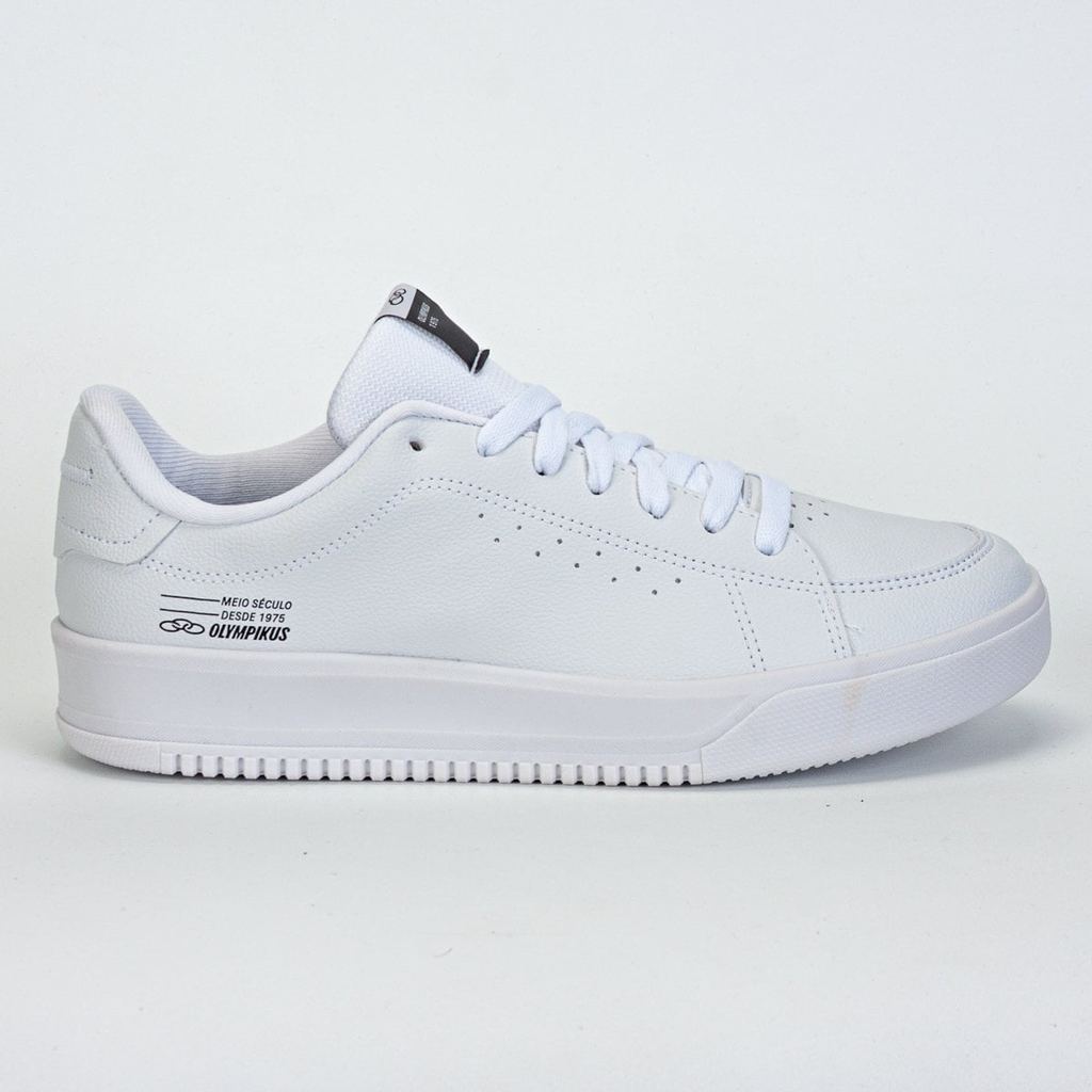 Tênis Olympikus Eros 2  Casual Masculino Feminino Branco em Oferta na Shopee