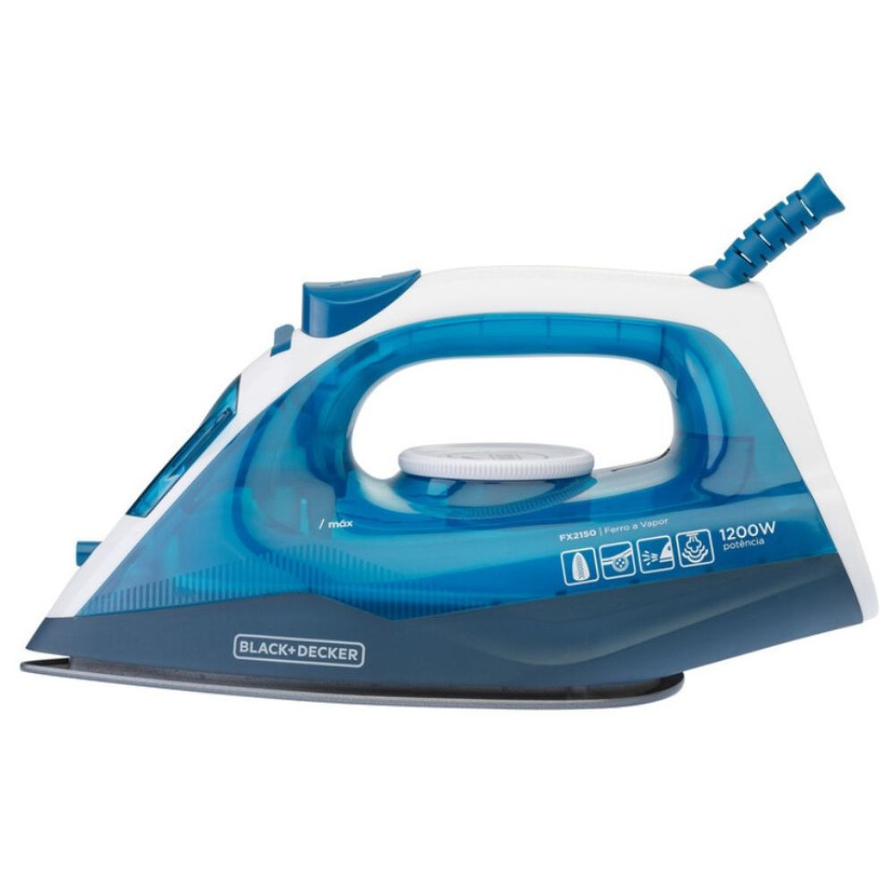 Ferro de Passar Roupa a Vapor Black Decker FX2150 127V 1 ano de Garantia + Nota Fiscal — imagem 2 de 2