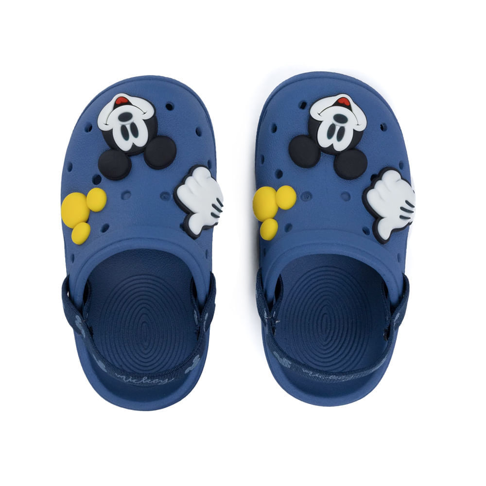 Sandália Babuche Infantil Grendene Baby Mickey Moments Azul