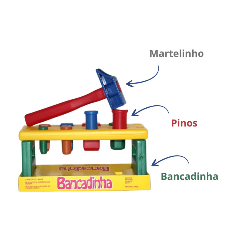 Bancadinha Brinquedo Educativo Liquiplast Colorido · foto 2
