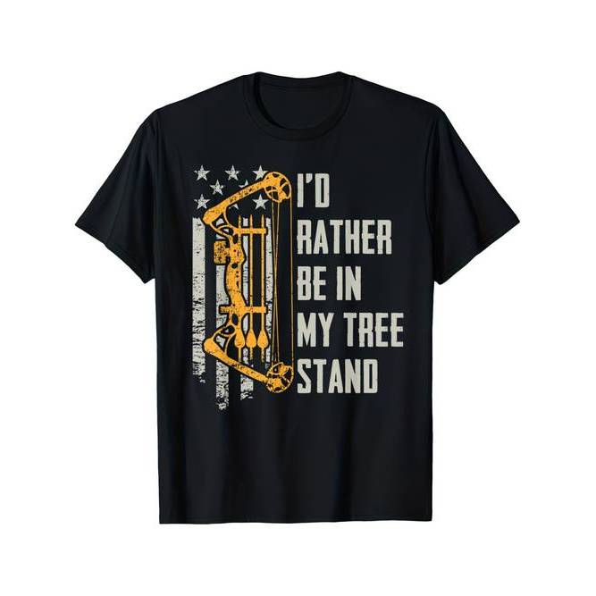 Camiseta Tema Caça Comédia Cervo Arco e Flecha Confortável Divertida Estilosa Casual