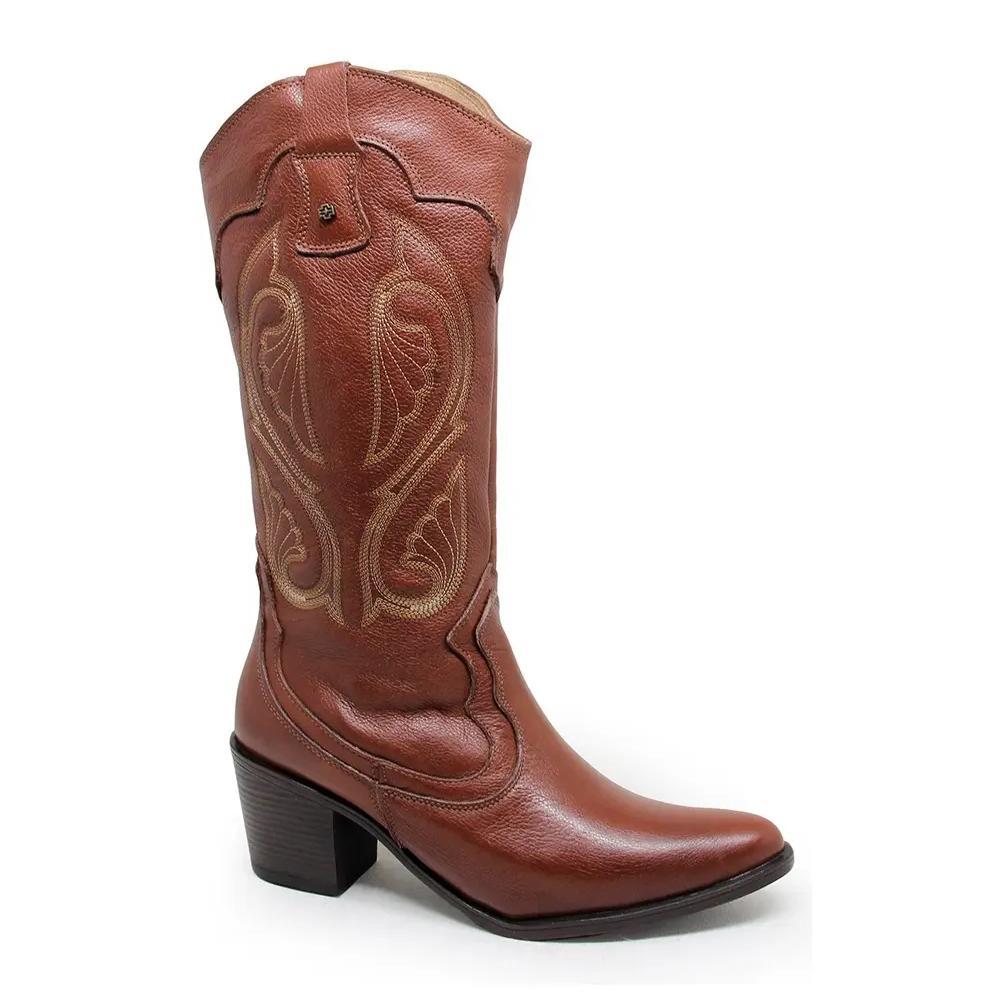 BOTA PERLATTO NEW WESTERN  CANO ALTO REF NWE001 FEMININO