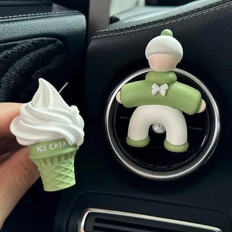 Originalidade Requintada Saída De Ar Do Carro Decoração De Perfume Condicionado Difusor De Aroma Gesso Estilo Deusa Inte