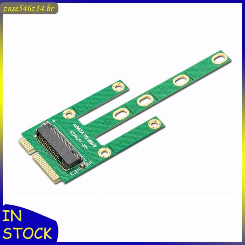 [Rbw] Adaptador MSATA Para M . 2 NGFF Placa De Conversão 6.0 Gb/S-Bus SSD B Key Macho Riser M2