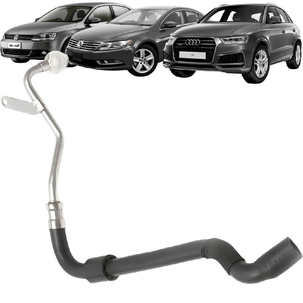 Mangueira Tubo Água Turbina Tiguan Jetta Passat CC Fusca A3 Q3 TT 2004 2005 2006 2007 2008 2009 2010 2011 2012 2013 2014
