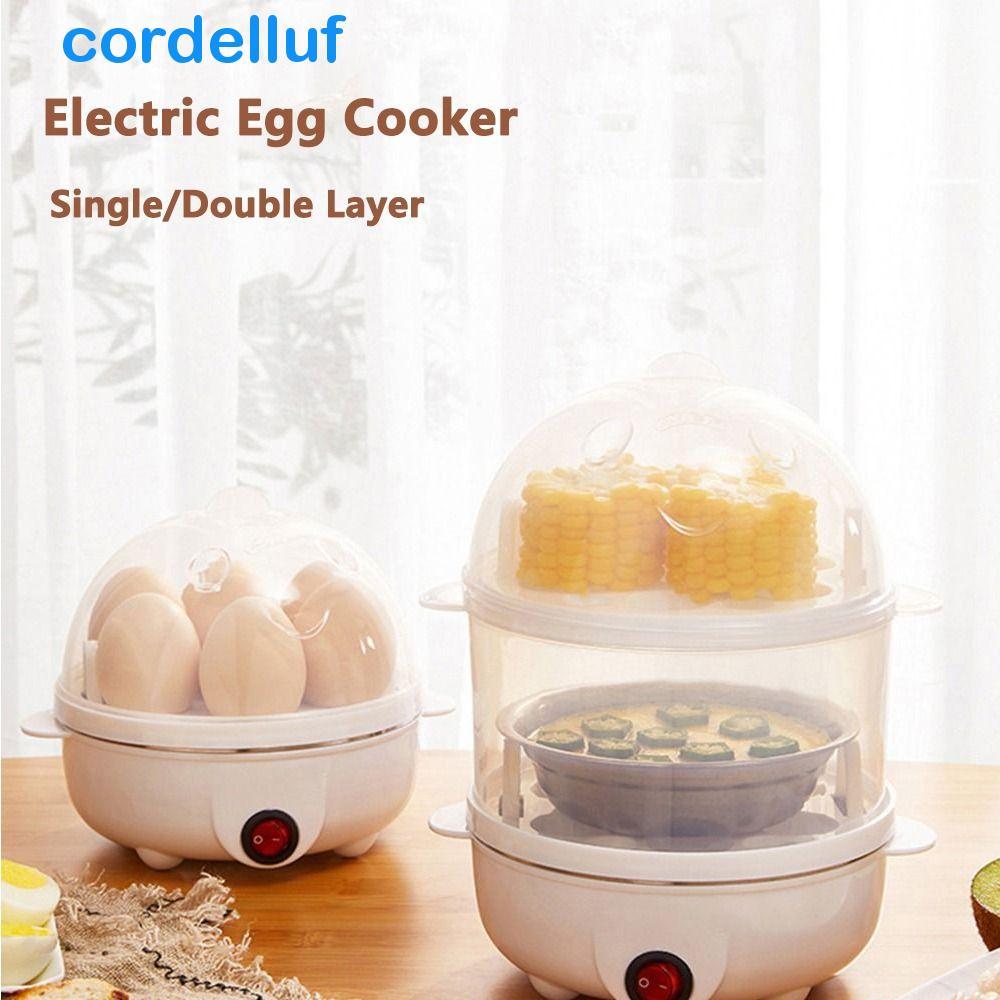 Caldeira De Ovos CORDELLUF Automática-Camada Única/Dupla Leite Cozido No Vapor Cozinha Vaporizador Rápido