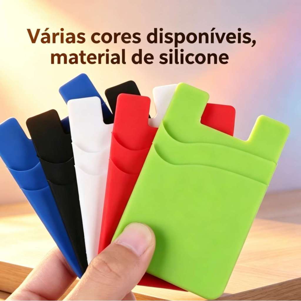 Porta Cartão Adesivo Universal Para Celular