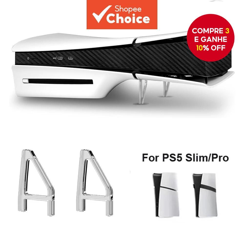  Suporte Horizontal para PS5 Slim/Pro, Base de Suporte de Acrílico Transparente, Suporte de Armazenamento para em Oferta na Shopee