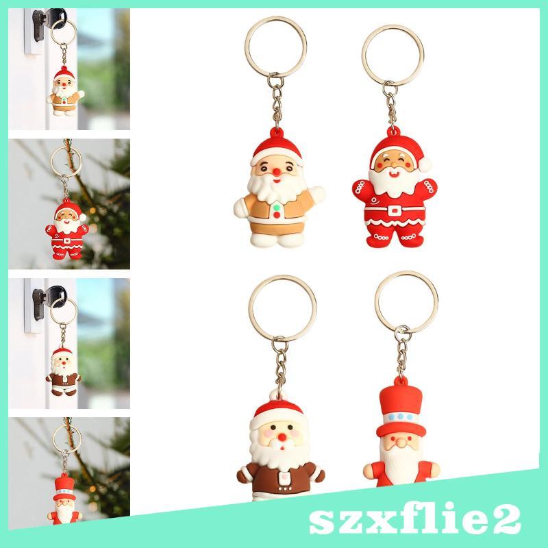 [Szxflie2] Chaveiro De Natal Ornamento Carteira Decoração Para Meninas Meninos Férias