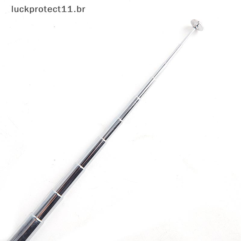 LTBR 120cm 10 Seções De Aço Inoxidável Haste Telescópica Antena FM AM Rádio Super Sinal ~