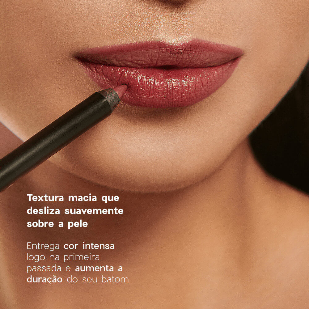 Detalhes do Lápis de Contorno Labial Rosa - Lip Liner Lady Rose Océane Edition 1,2g