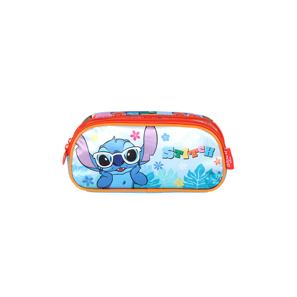 Estojo Escolar Disney Stitch 2 divisórias - Licenciado New em Oferta na Shopee