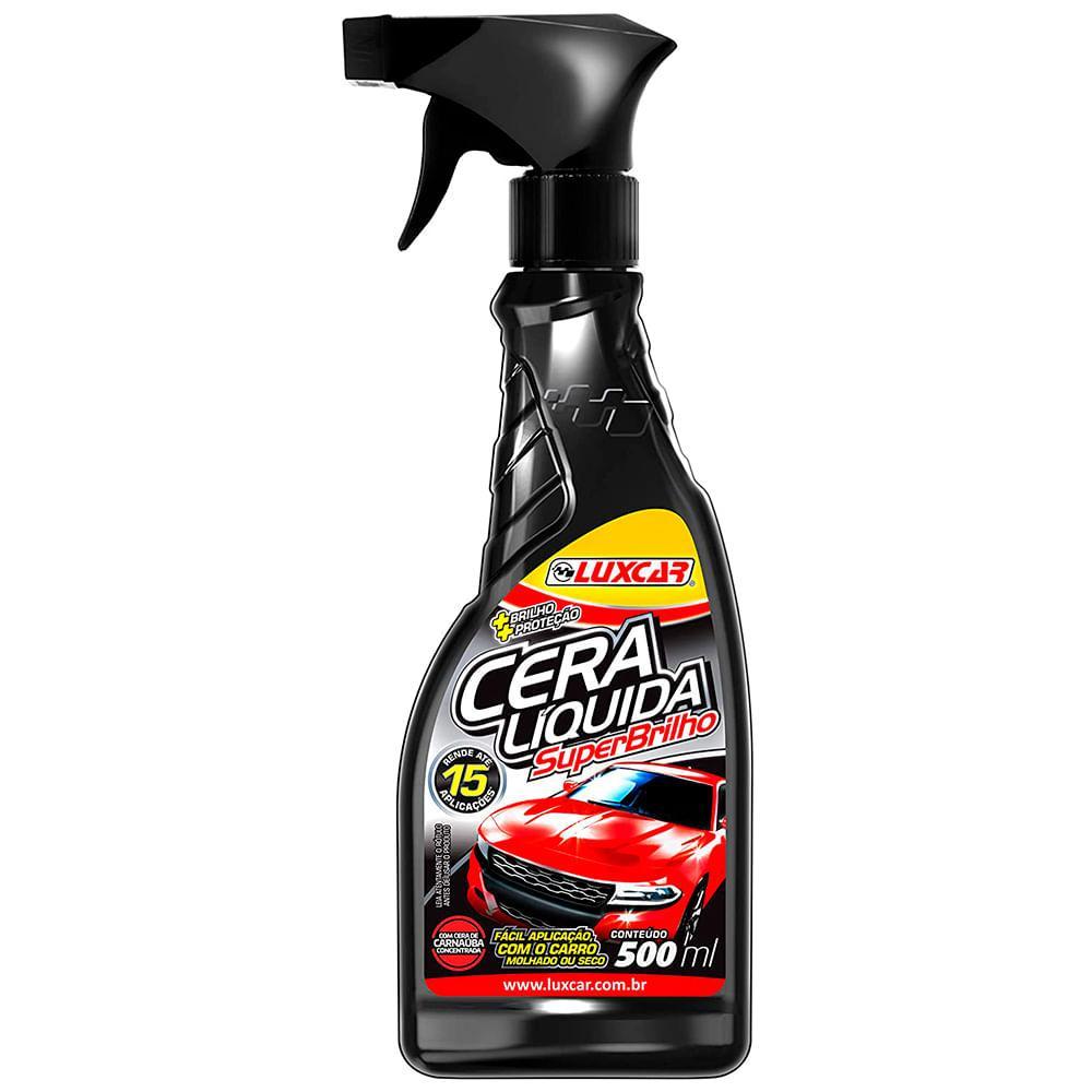 Cera Líquida Superbrilho 500ml Luxcar 2540 em Oferta na Shopee